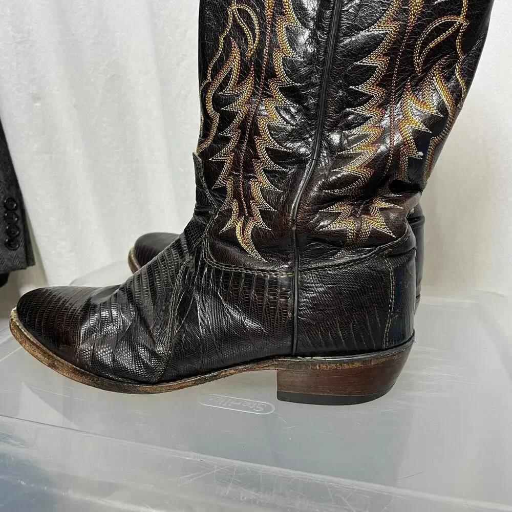 Tony Lama Men‎ Size 10 EE Cowboy Western Boots 2